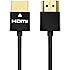 PERLESMITH Ultra Slim HDMI Cable - High speed and Flexible - Length 10 feet with Ethernet, Audio Return - 1080p - For HD TV, DVD Blu-ray Players, XBox one, Xbox 360, Apple TV, Computer, PS3, PS4