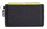 Slim Minimalist Wallet Card Holder - Men's Small Thin Front Pocket Wallet by K.So. (Slimz Black)