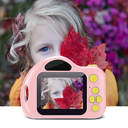 Fan-Ling Kids Camera Digital Video Camera Gift Mini Rechargeable Camera Creative Camcorderï¼ŒGifts for Kids,Pocket Size Easily Carry (Pink)