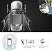EMIUP Fan-Shape Blind Spot Mirrors 360°Rotatable Frameless HD Convex Glass Stick-on Rear View Mirror For All Cars,Motorcycles,Truck,SUV-2Pack
