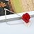 Winter's Secret Camellia Flower Corsage Simple Hollow Alloy Leaf Tassel Men's Suits Pin Brooch