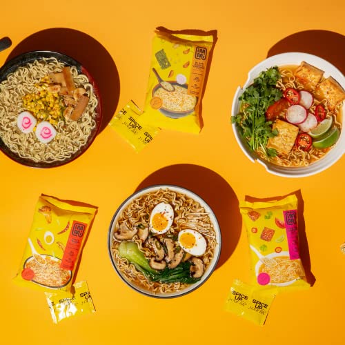 immi Variety Pack Ramen, Black Garlic "Chicken", Tom Yum "Shrimp