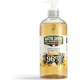 MAITRE SAVON DE MARSEILLE Extra Gentle Liquid Soap With Pump - Honeysuckle 500 ml (16.9 fl oz)