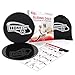 HomeGym 4U Set of 2 Gliding Discs, Dual Sided Abdominal Sliders for Carpet or Hardwood Floor, Core Trainer Fitness Equipment for Full Body Workout, Crossfit, Cardio Training, Six Pack Ab (Black)