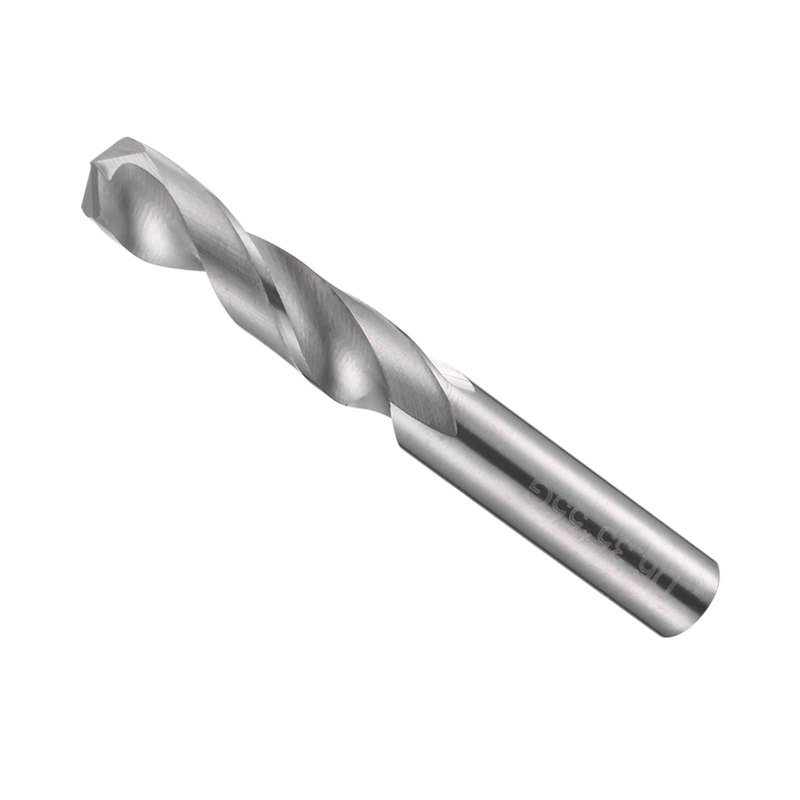CoCud Solid Carbide Drill Bits, 6.35mm Diameter, K35 Tungsten Carbide Precision Short Length Twist Drill Bits - (Applications: for Stainless Steel Alloy Metal), 1-Piece โ image 1