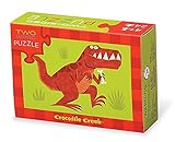 Crocodile Creek 24-pc Two-sided puzzle/Dinosaurs
