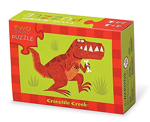 Crocodile Creek 24-pc Two-sided puzzle/Dinosaurs