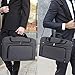 BERTASCHE Laptop Shoulder Bag 17-17.3 inch Water-Resistant Bussiness Messenger Bag for Work College Travel - Grey