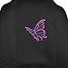 BDK Car Seat Cover 9pc - Butterfly Purple Auto Seat Protection