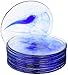 Bormioli Rocco Murano Cobalt Blue Dinner Plates, Set of 12