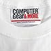 ComputerGear Funny Engineer T Shirt Geek Nerd Engineering Optimist Pessimist, L White