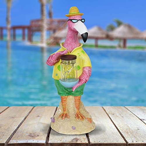 Flamingo Garden Statue Light - Image 4