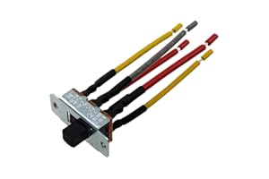 RELUEN Fan Speed Control Switch 6-Pin Toggle – Reverse Ceiling Fan Direction Switch, 3A 250V / 6A 125V, Direction & Speed Adjuster, Indoor Outdoor Application