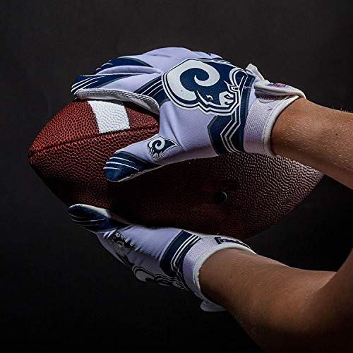 Franklin Sports Los Angeles Rams Youth NFL Football Receiver Gloves