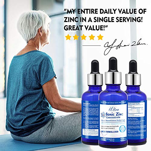 Zinc Lozenges, Natural Ionic Liquid Zinc Super Concentrated Vitamin C Zinc Lozenges, 1 Bottle of Zinc Lozenges (60 ml)