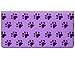Eric Scott Dog Checkbook Cover for Men and Women, Durable Premium Fabric Checkbook Cover for Personal Checkbook with Register and 6 Card/Photo Slots (Purple Pawprint)