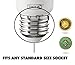 IKEA Ryet E26 Energy Saving LED Light Bulb Bundle - 35 Watt Equivalent - Warm White - 2700 Kelvin - Globe Opal - Non Dimmable, 8 Pack [400 Lumen]