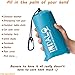 Indalo Premium Compact Blanket For Beach, Picnics, Camping, Hiking & More. 79x56 Inch, Lightweight & Waterproof With Stakes & Emergency Rain Hood (Blue/Gray)