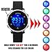 Kid Watch Multi Function 50M Waterproof Sport LED Alarm Stopwatch Digital Child Wristwatch for Boy Girl Black