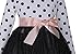 21KIDS Girl Casual Polka Dotted Multilayer Ruffled Long Sleeve Party Dress,Black,6