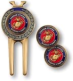 Marine Corps Divot Tool and Ball Markers