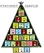 Wood Advent Tree Featuring 24 Removable Box Drawers -Ready to Paint Unfinished