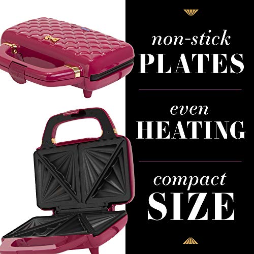 image for Dash DKCS100ML Kitchen Couture Compact Panini Press + Electric Sandwic