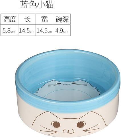 Myyxgs Céramique Bol Dessin Animé Kawaii Bol Pour Animaux De