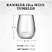 YETI Rambler 10 oz Wine Tumbler, Vacuum Insulated, Stainless Steel, 2 Pack, Stainless