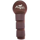 PROFESSIONAL'S CHOICE Horse Tail Wrap with Padded Protection, Chocolate | Non-Slip Tail Guard with Adjustable Fasteners, Universal Fit, Travel &amp; Stall Use