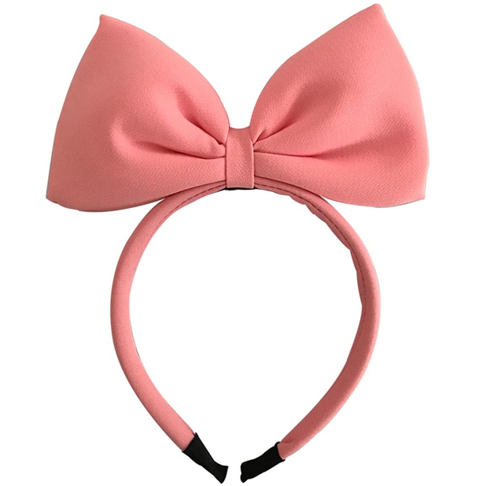 Pink Hairband Bowknot Headbands for Women's Hair Accessories for Cosplay Hair Bows Head Bands for Girls Birthday Christmas