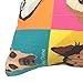 YOUR SMILE Dog Family Cotton Linen Square Decorative Throw Pillow Case Cushion Cover 18x18 Inch(44CM*44CM) (Color#208)