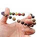 Top Plaza Men Women 8mm Lava Rock Stone 7 Chakra Bracelet Healing Gemtone Beads Mala Meditation Bracelet(Pack of 4 10mm Beads)