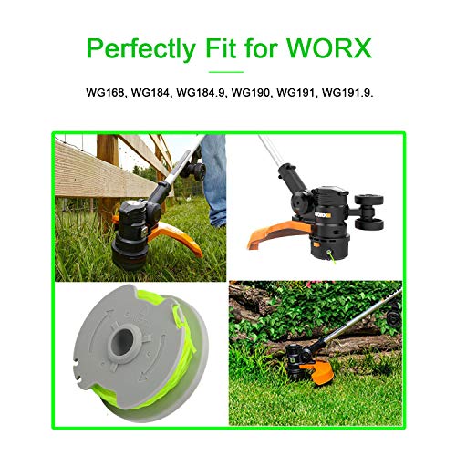 image for RONGJU 6 Pack Replacement Spools Weed Eater String 20ft 0.080