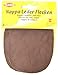 Kleiber Sew-on Nappa Leather Elbow and Knee Patches 12.5 cm x 10 cm, Brown, 2 per Pack
