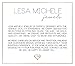 Lesa Michele Womens Cubic Zirconia Station Chain Necklace in Yellow Gold over Sterling Silver 24
