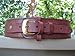 Shotgun Lilli Gun Belt - Leather - 22 Caliber - Burgundy Color with 6