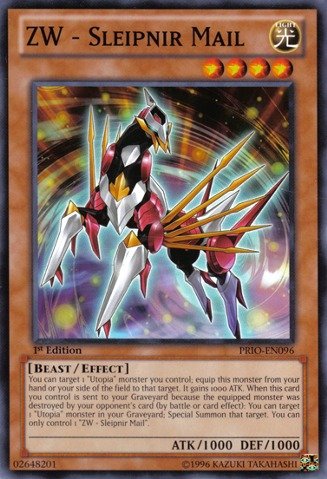 Yu-Gi-Oh! - ZW - Sleipnir Mail (PRIO-EN096) - Primal Origin - 1st Edition - Common