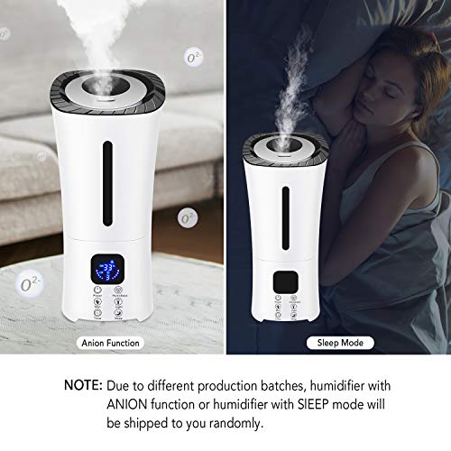 image for PexFix Ultrasonic Humidifier, 3.8L Cool Mist Humidifier Whisper Quiet 