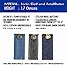 Denim Waist Extenders for Men and Women, Easy Fit Buttons for Jeans Trousers with Metal Button, Add 1/2” to 2” Extra Space, Set of 3 in Various Color