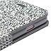 Iphone 7 Plus Wallet Case, 3D Bling Jelly Rhinestone PU Leather Flip Protective Cover Case with Magnetic Button Card Slot Function for Apple Iphone 7 Plus 5.5 Inch (Silver)