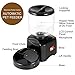 ICOCO 5.5L Automatic Pet Feeder with Voice Message Recording and LCD Screen Large Smart Dogs Cats Food Bowl Dispenser Black