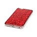 iPhone 6S Plus Case,iPhone 6 Plus Case,ikasus Luxury Sparkle 3D Bling Diamond Glitter Paillette Flexible Soft Rubber Gel TPU Protective Case Cover for iPhone 6 Plus/iPhone 6S Plus 5.5,Red
