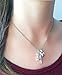 Lolly Llama Titanium Never Tarnish Workout Necklace Trendy Weightlifting Jewelry Necklace with Strong is Beautiful Charm