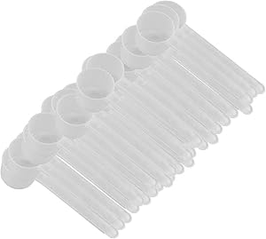 1 Tablespoon (1/2 Oz. | 3 Teaspoon | 1/16 Cup | 14.8 mL) Long Handle Scoop for Measuring Coffee, Pet Food, Grains, Protein, Spices and Other Dry Goods (Pack of 100) BPA Free