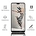 [2-Pack] Huawei P20 Pro Screen Protector, PULEN [Scratch Resistant] [Ultra Clear] [Easy-Install] 9H Tempered Glass 0.33mm 2.5D Glass Screen Protector for Huawei P20 Pro (Black)