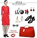 YNIQUE Satchel Purses and Handbags for Women Shoulder Tote Bags Wallets