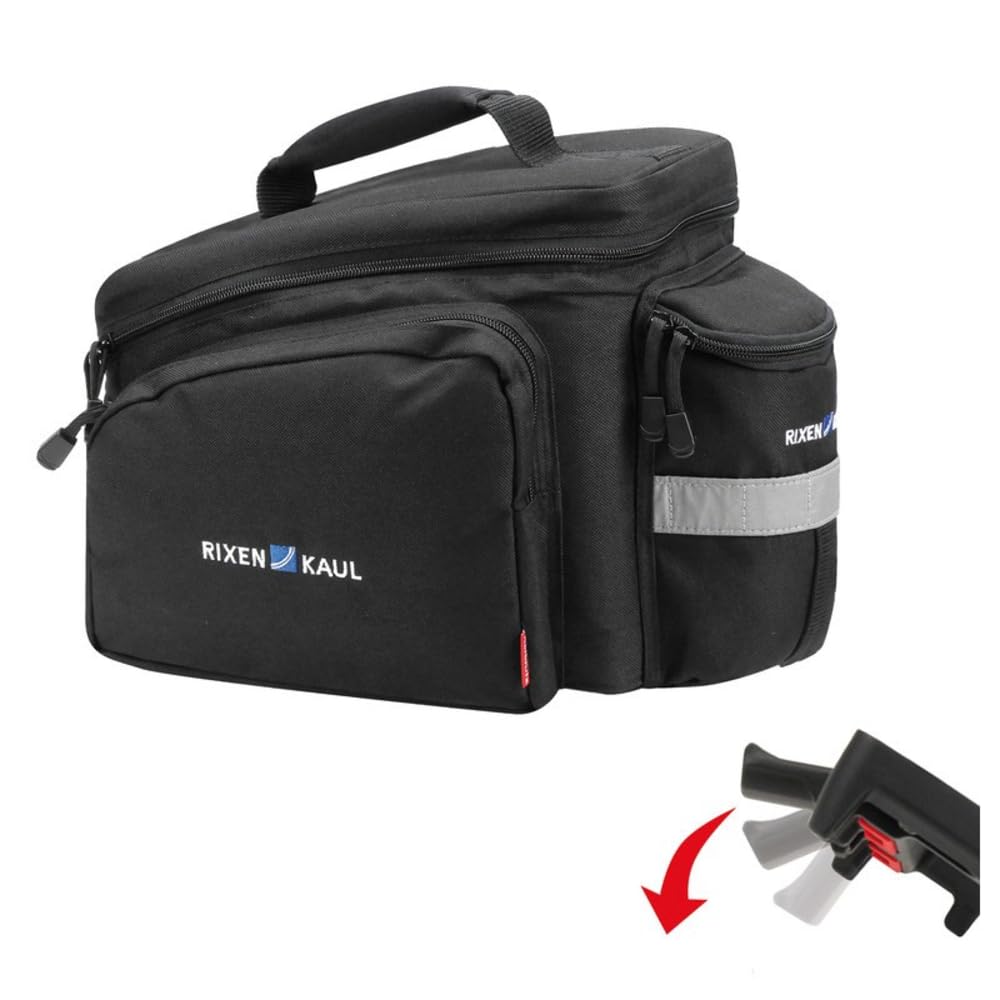 Klickfix Rackpack 2 Luggage Rack Bag Black One Size