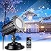SOMKTN Christmas Light Projector Outdoor, Holiday Projector Lights Outdoor with Varicolored & Dynamic Snowfall Lighting Effects and RC & Timer for House, Garden Yard Club Pub Christmas Decorations