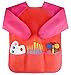 Bassion 2 Pack Kids Art Smocks Toddler Smock Waterproof Artist Painting Aprons Long Sleeve with 3 Pockets for Age 2-6 Years Gifts(blue purple)